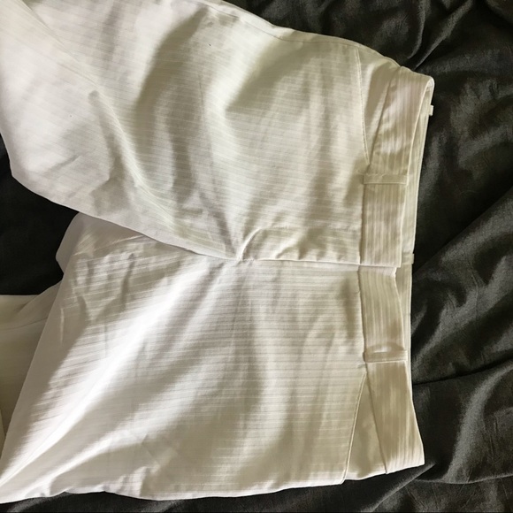 EUC Worthington Textured White Slacks - Picture 2 of 6